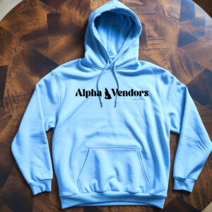 Hoodie Light Blue - Alpha Vendor