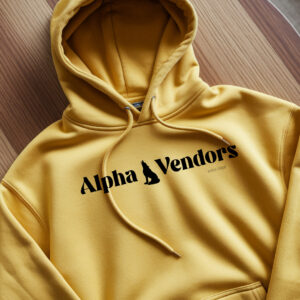 Hoodie Light Yellow - Alpha Vendor